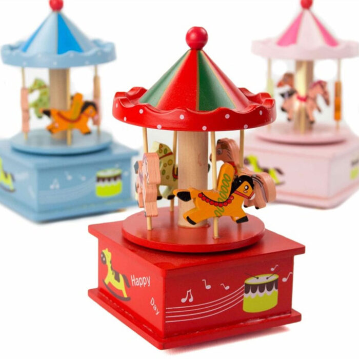 Ahşap Müzikli Atlı Karınca